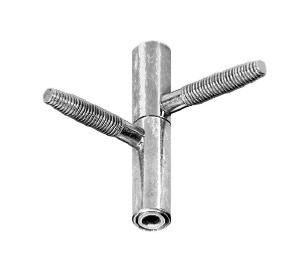 Clé Pour Serrure AGB Patent Couleur Laiton Poli Verni Cirfrure N.5