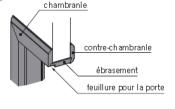 Ebrasements pour porte COMPACK LIVING 161-200 - Méranti