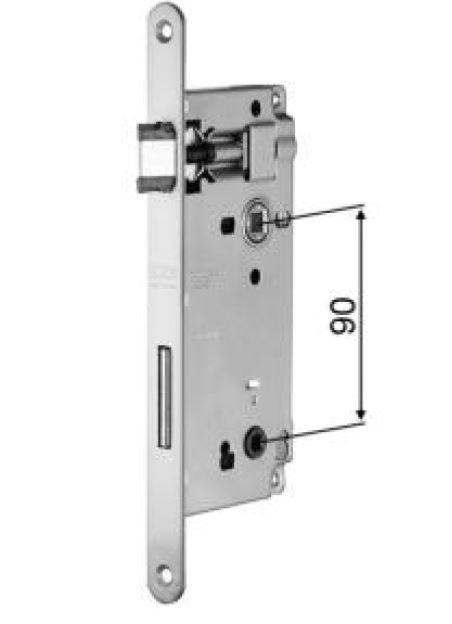 Serrure Patent Grande avec serrure de salle de bain WC pour porte  intérieure AGB