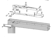 Ferme-porte hydraulique aérien SPEEDY M77