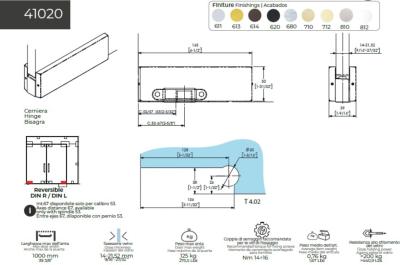 Penture basse CASMA 41020 - 165x50