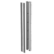 Kit complet EASY GLASS VIEW - Profil U 50x39 pour garde-corps