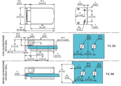Charnière hydraulique LATUS 60 4CL1B - Fixation sur cadre