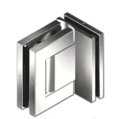 Charnière libre LATUS 4LADS - Fixation Verre/Verre à 90°