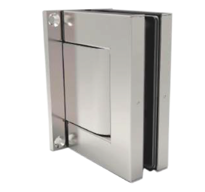 Charnière hydraulique LATUS 4LC1G Verre feuilleté - Fixation murale - Aile centrée