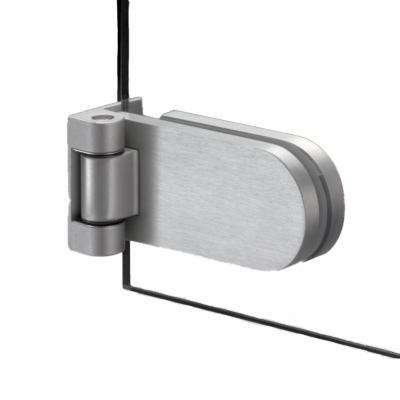 Set de 2 charnières CASMA 13200 CLAUSTRA - Retrait V14mm - 103,5x45 - Fixation murale