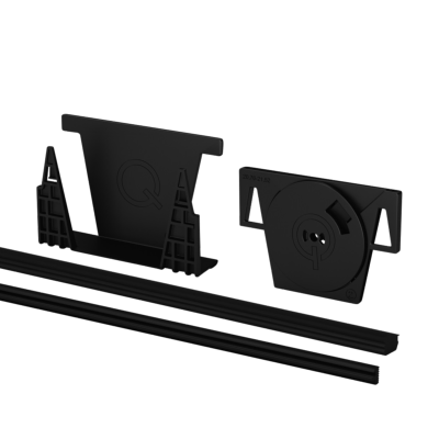 Kit complet Q-DISC pour garde-corps EASY GLASS SMART 60 x 115