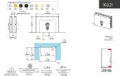 Serrure avec axe D12 CASMA 16021 - Cyl. Euro - 109x76