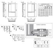 Kit AGB WAVE - Poignée encastrée design - Pour porte battante - Sans fermeture