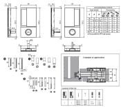 Kit AGB WAVE - Poignée encastrée design - Pour porte battante - Loquet L/O WC