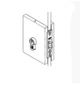 Serrure a rouleau CASMA 16052 - Cyl. Euro - 76x109