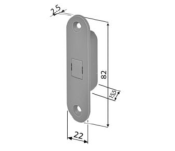 Striker EASY-TOUCH AND CLOSE - Pour cadre en bois - AVEC magnet