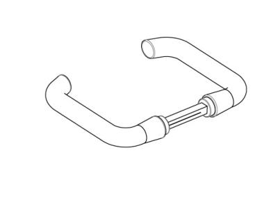 Paire de béquilles anti-accrochage CASMA 15607 pour boitier serrure