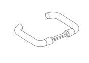 Paire de béquilles anti-accrochage CASMA 15607 pour boitier serrure